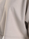 Tommy Hilfiger LONG SLEEVE T-SHIRT GOLD EMBR. Womens T-Shirts Cashmere Creme