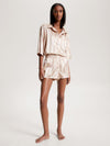 Tommy Hilfiger SHORT SLEEVE MATTE & SHINE SET Womens Pyjamas Misty Blush