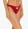Tommy Hilfiger ESTABLISHED Womens 3 Pack Ribbed Thongs Multicoloured