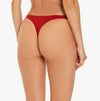 Tommy Hilfiger ESTABLISHED Womens 3 Pack Ribbed Thongs Multicoloured