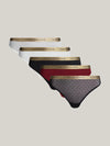 Tommy Hilfiger GIFT UNDERWEAR Womens 5 Pack Thongs Multicoloured