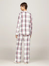 Tommy Hilfiger ORIGINAL Womens Pyjamas & Slippers Gift Set Heritage Check Ivory