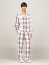 Tommy Hilfiger ORIGINAL Womens Pyjamas & Slippers Gift Set Heritage Check Ivory