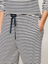 Tommy Hilfiger MONOTYPE Womens Pyjama Set Mini Bretton Stripe Desert Sky