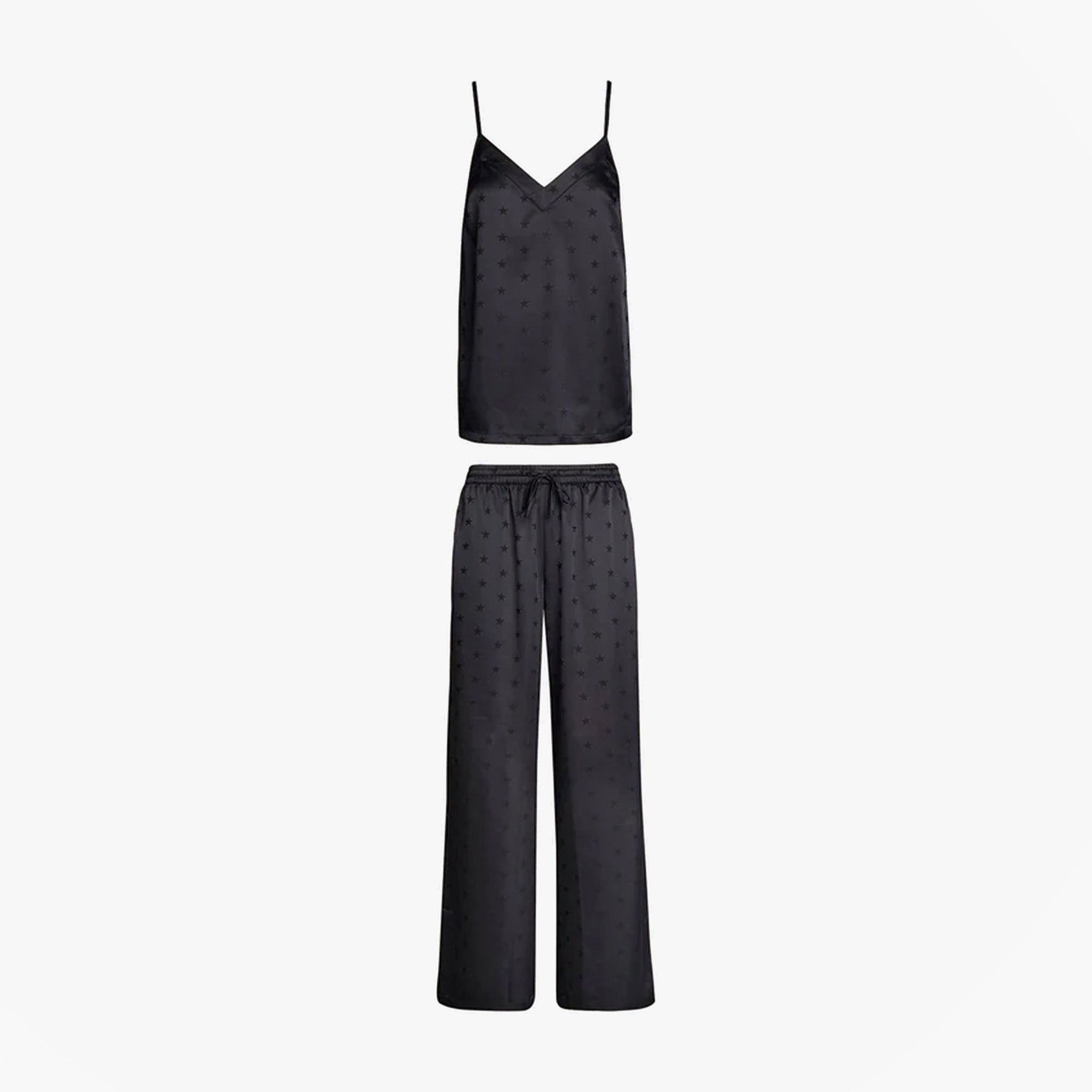 Tommy Hilfiger ESS HOLIDAY Womens Cami & Long Pants Black