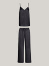 Tommy Hilfiger ESS HOLIDAY Womens Cami & Long Pants Black