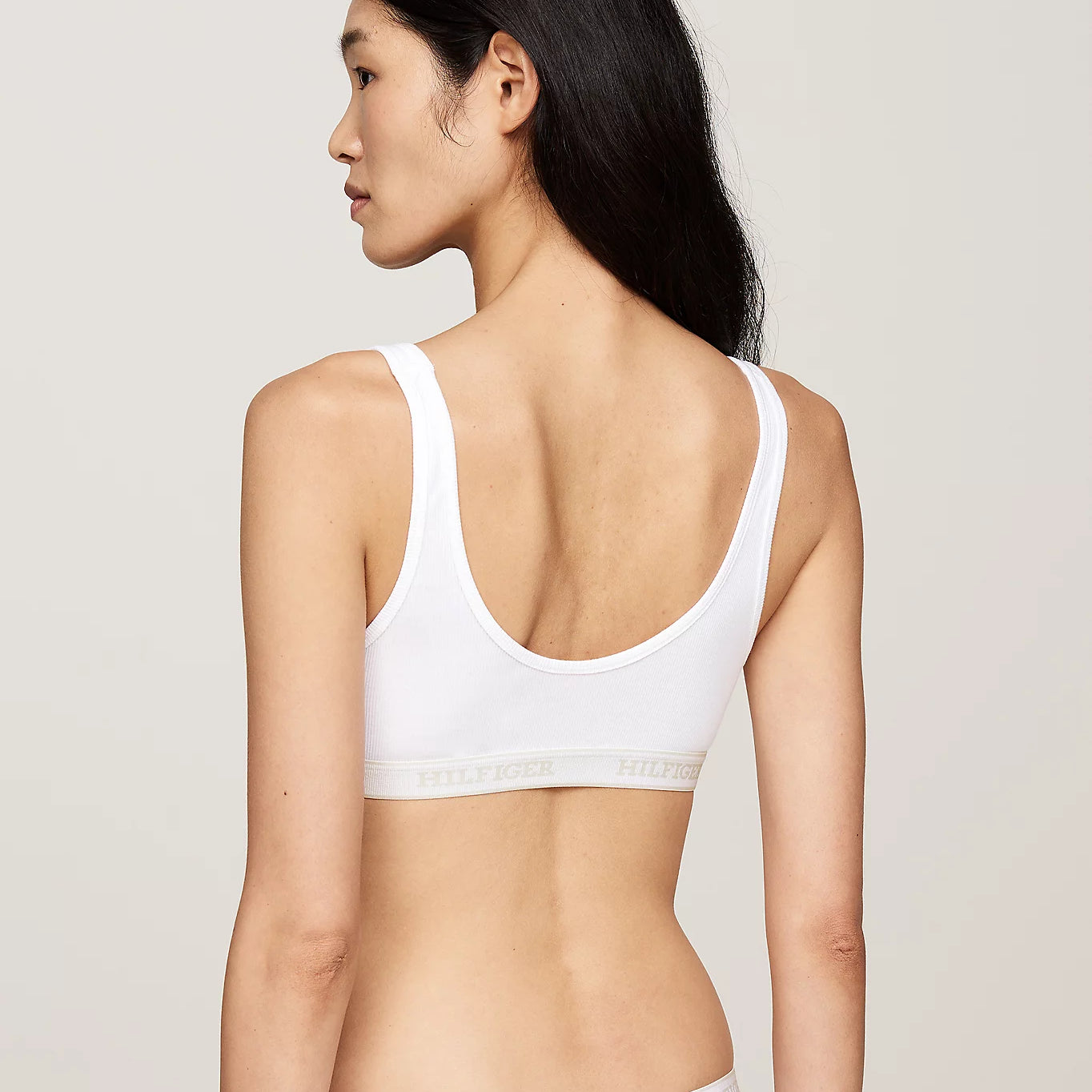 Tommy Hilfiger MONOTYPE Womens Bralette Lifts White