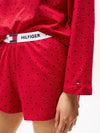 Tommy Hilfiger HERITAGE Womens Pyjama Set Hearts Primary Red Aop