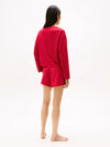 Tommy Hilfiger HERITAGE Womens Pyjama Set Hearts Primary Red Aop