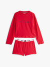 Tommy Hilfiger HERITAGE Womens Pyjama Set Hearts Primary Red Aop