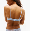 Tommy Hilfiger FLORAL LACE Womens Triangle Bra Sweet Blue