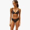 Tommy Hilfiger FLORAL LACE Womens Brazilian Briefs Black