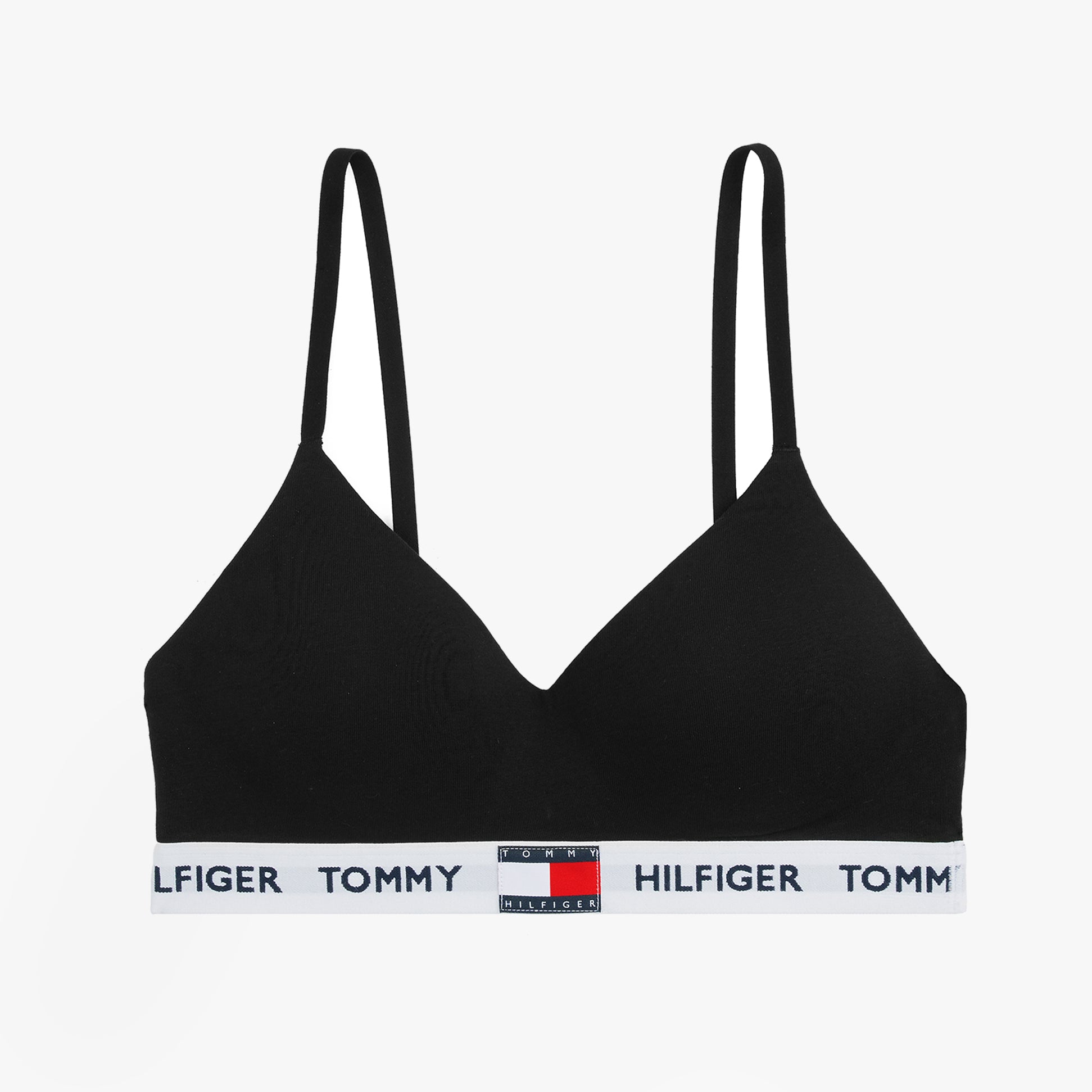 Tommy Hilfiger HERITAGE Womens Padded Push-Up Bralette Black