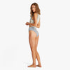 Tommy Hilfiger RIBBED Womens High Rise Briefs Brisk Blue