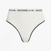 Tommy Hilfiger RIBBED Womens High Rise Briefs Ivory