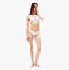 Tommy Hilfiger RIBBED Womens Unlined Triangle Bra White