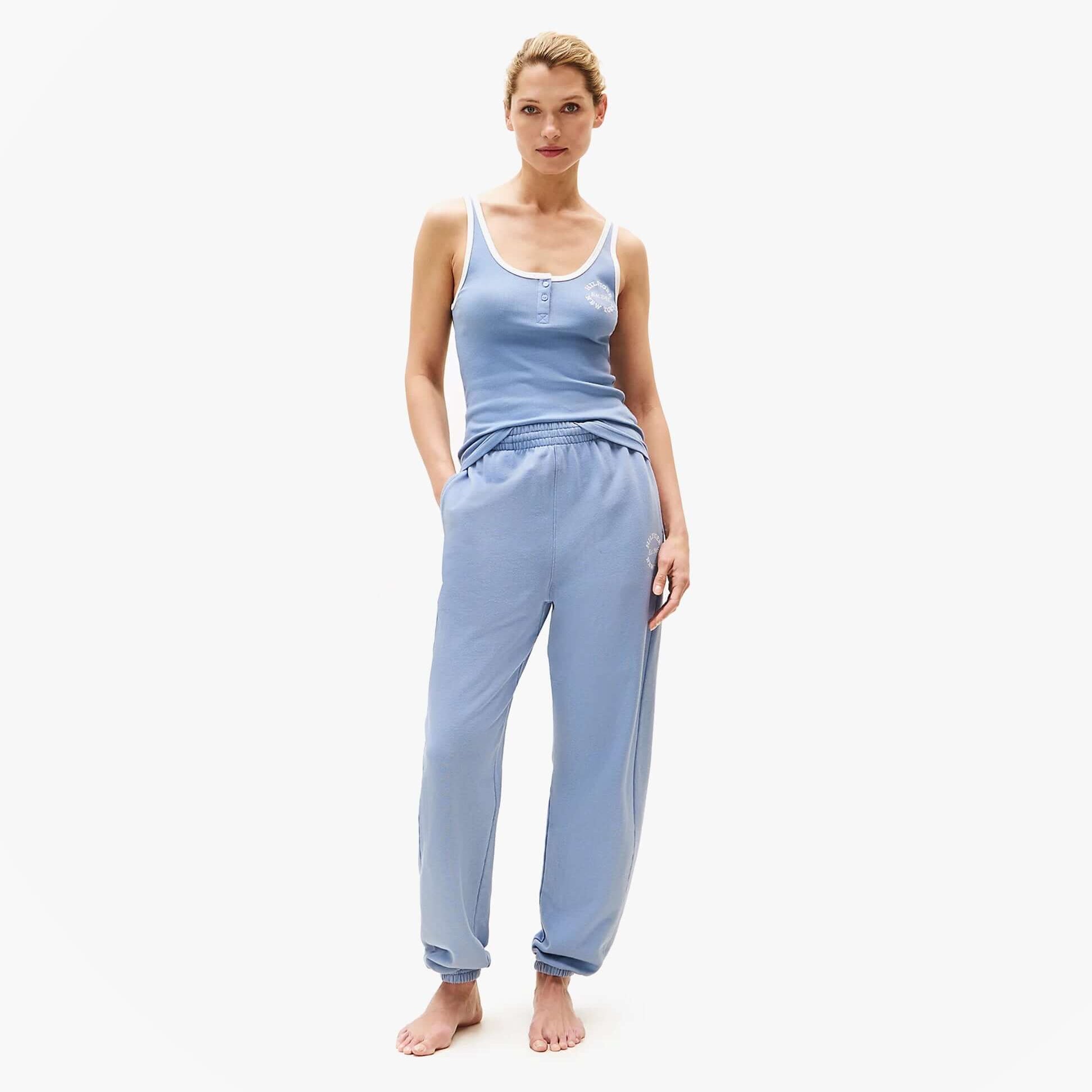 Tommy Hilfiger RIB TANK TOP Ladies Brisk Blue