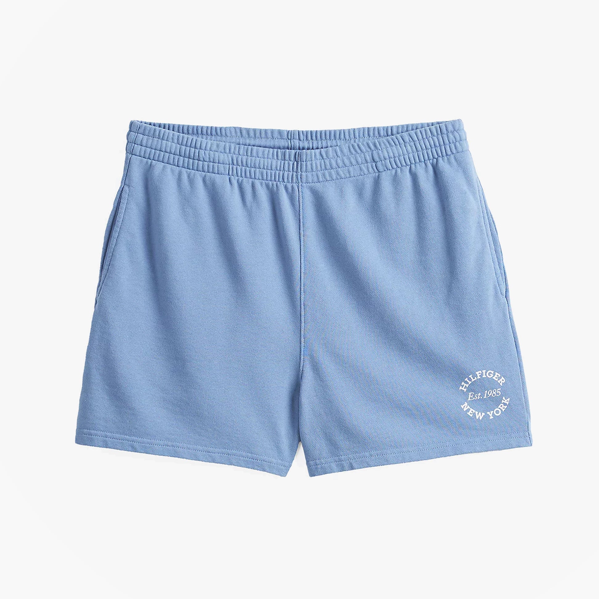 Tommy Hilfiger LOGO Relaxed Womens Lounge Shorts Brisk Blue