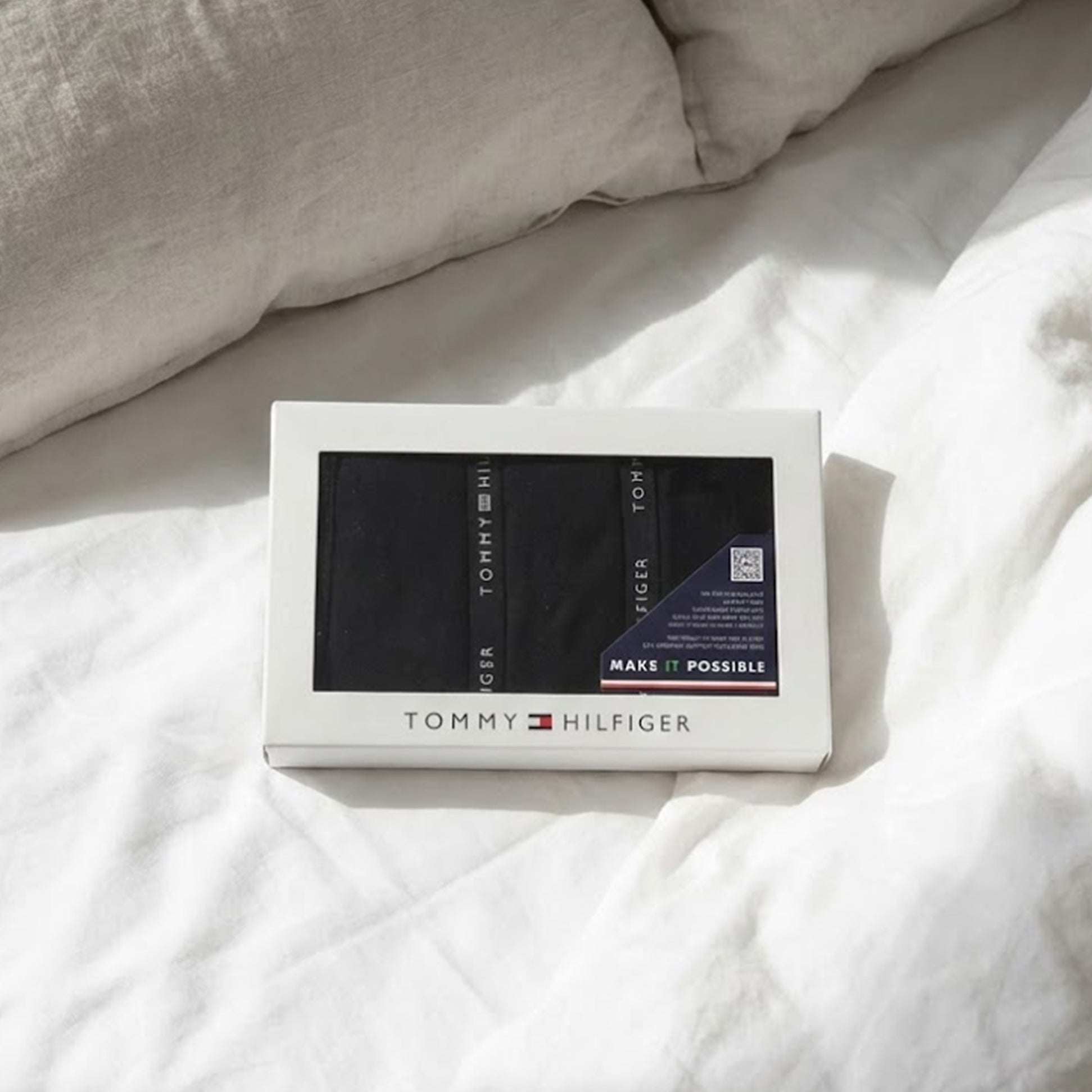 Tommy Hilfiger 3 PACK LACE Womens Thong Black