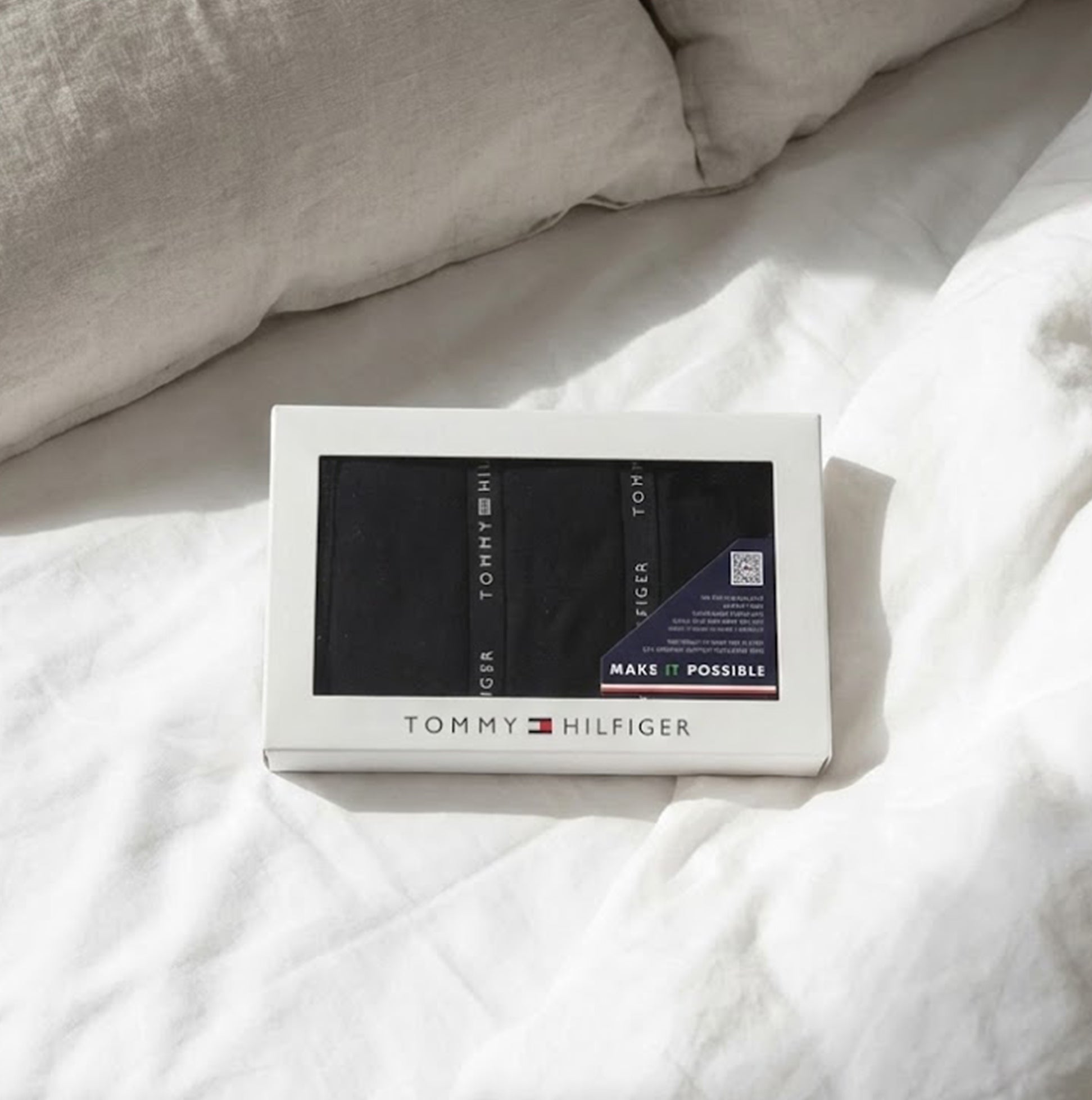 Tommy Hilfiger 3 PACK LACE Womens Thong Black