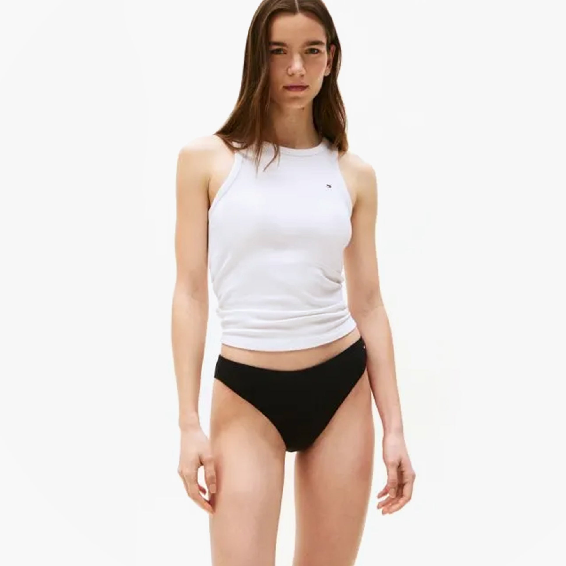 Tommy Hilfiger 3 PACK DIPPED BRAZIL Womens Briefs Brazilian Black