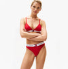 Tommy Hilfiger HERITAGE Womens Classic Thong Primary Red