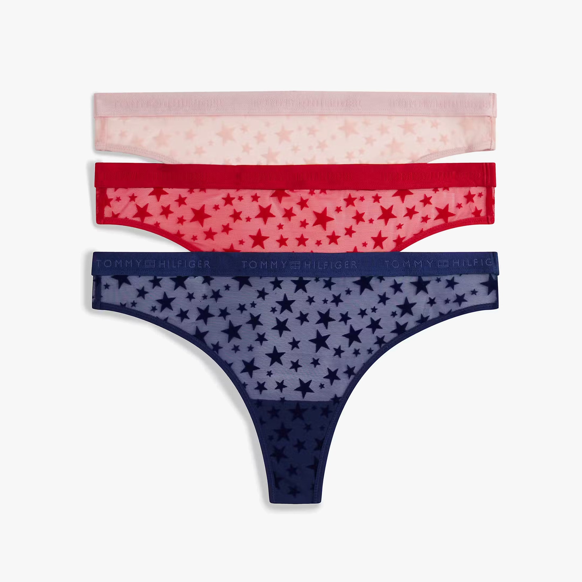 Tommy Hilfiger Tommy Hilfiger UW0UW06135 GIFT 3 PACK THONG Womens Thong Multicoloured