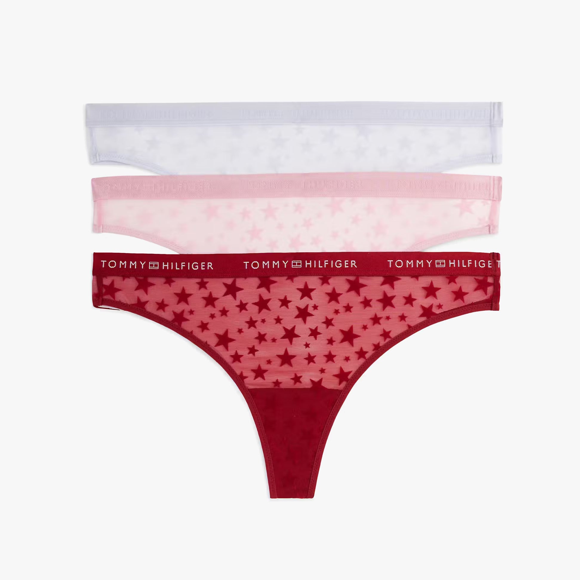 Tommy Hilfiger GIFT 3 PACK THONG Womens Thong Multicoloured