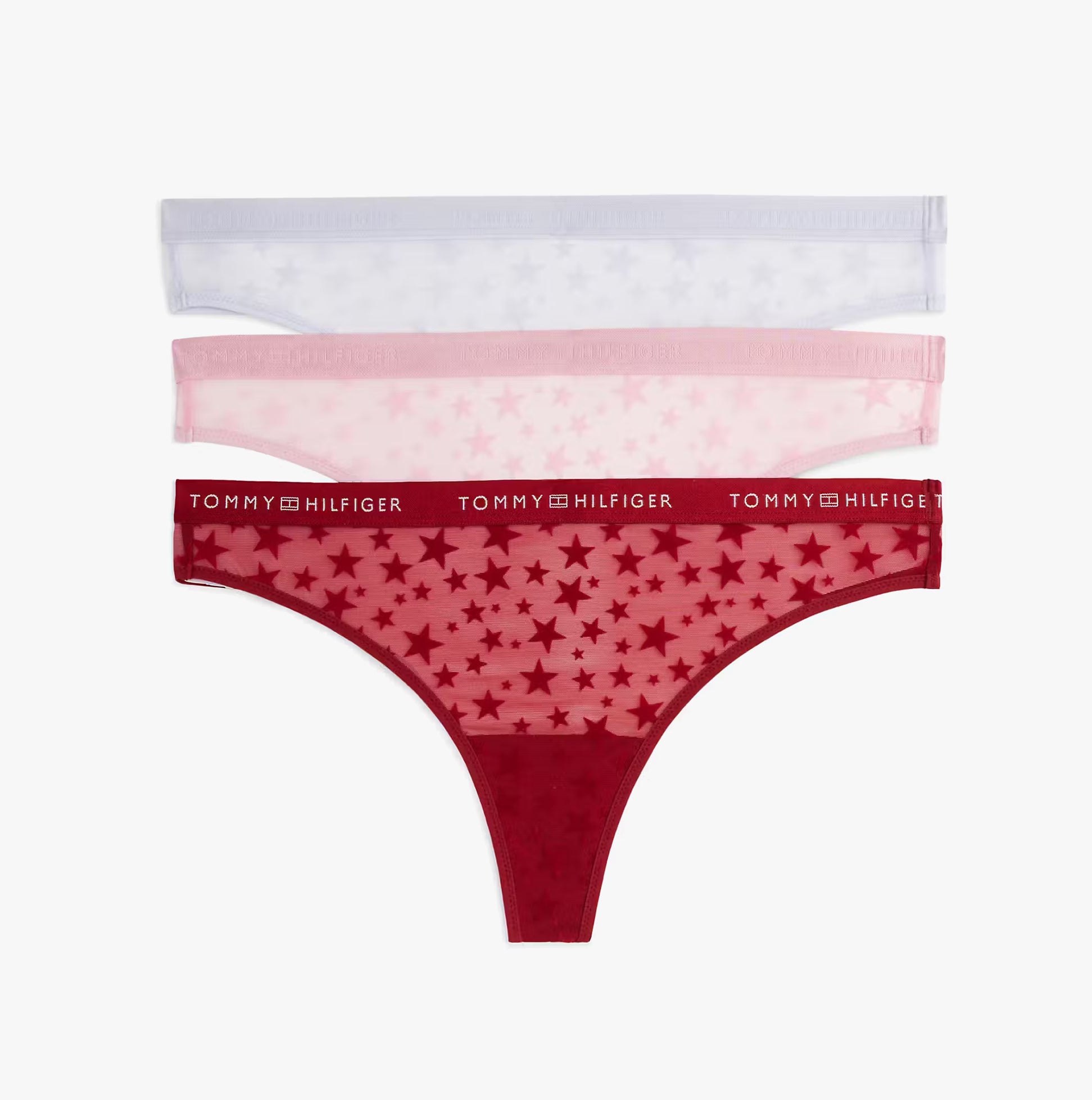 Tommy Hilfiger GIFT 3 PACK THONG Womens Thong Multicoloured