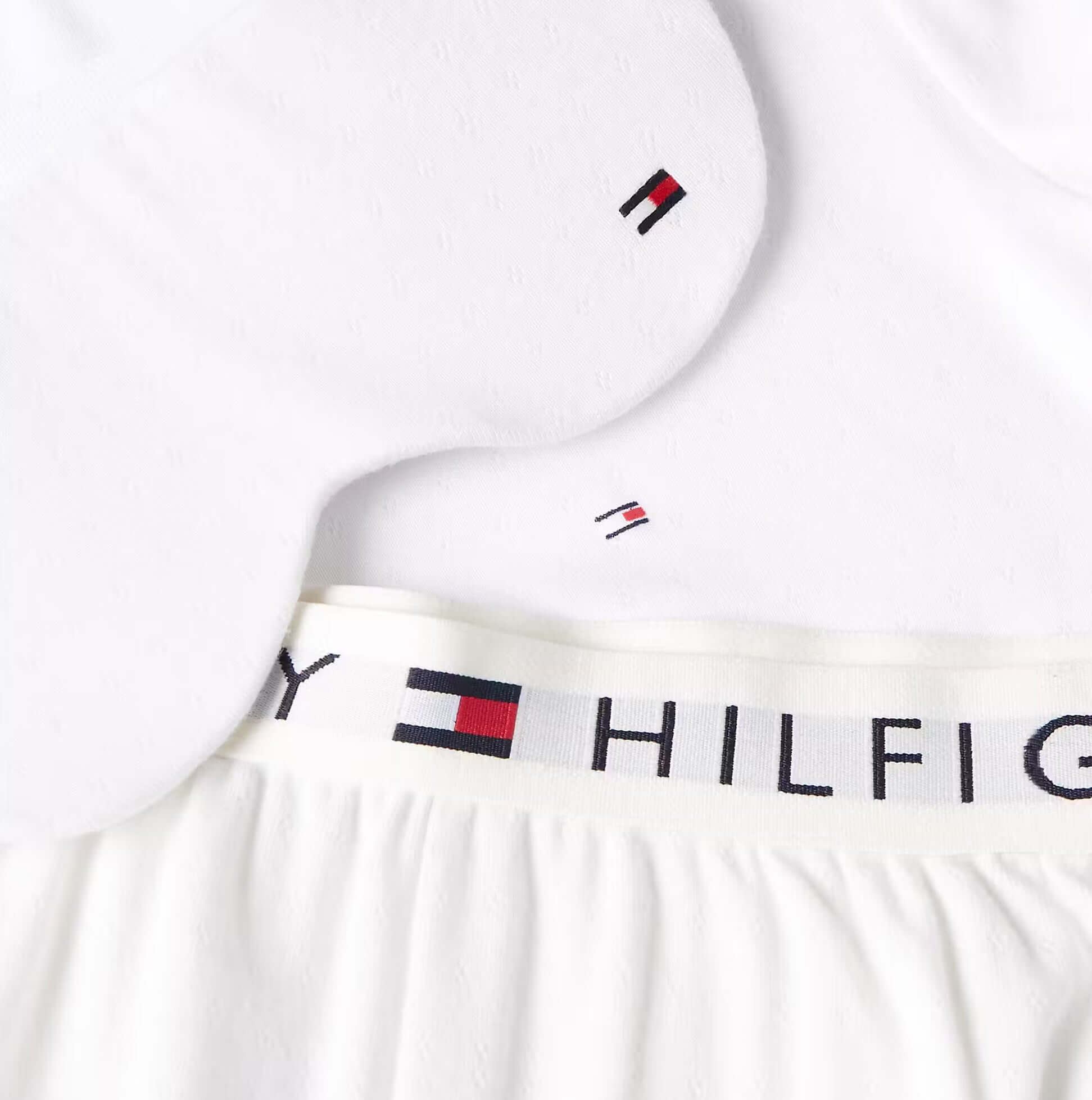 Tommy Hilfiger GIFT LS TEE PANTS SE Womens Pyjama Set Ecru