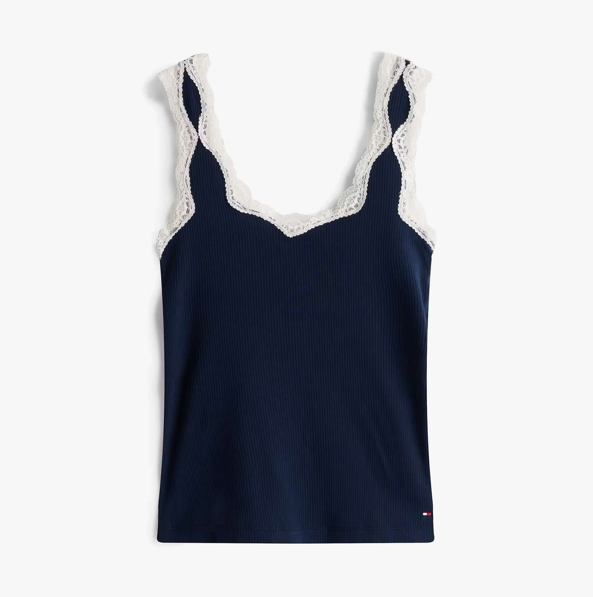 Tommy Hilfiger LACE CAMI SHORT PJ Womens Set Dark Night Navy