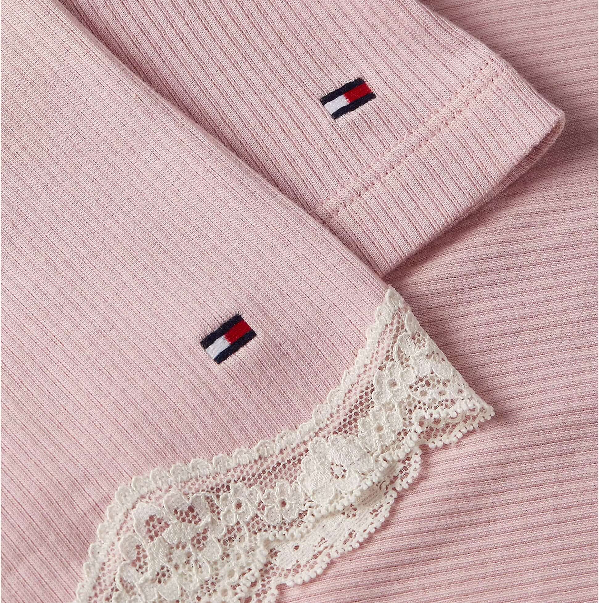 Tommy Hilfiger LACE CAMI & SHORT PJ Womens Set Foggy Pink