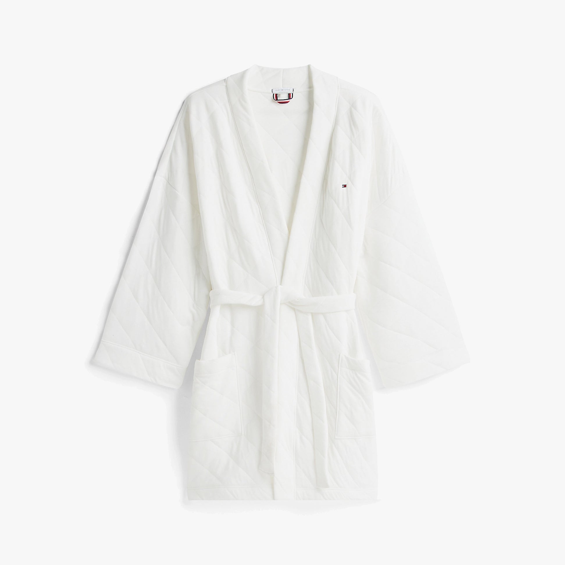 Tommy Hilfiger Tommy Hilfiger GIFT QUILTED ROBE Womens Bathrobes Ivory