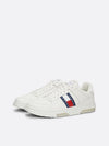 THE BROOKLYN LEATHER Trainers Mens Ecru