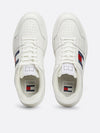THE BROOKLYN LEATHER Trainers Mens Ecru