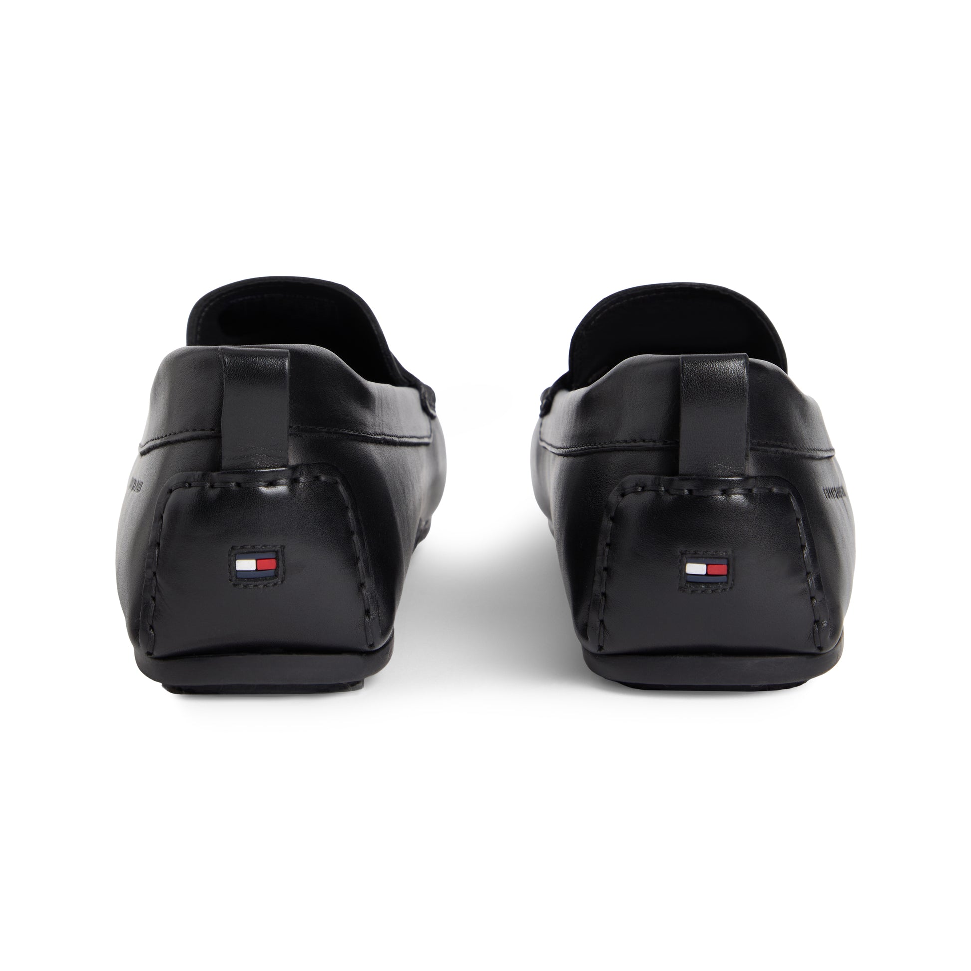 Tommy Hilfiger SCORE HILFIGER LEATHER Mens Driving Loafers Black