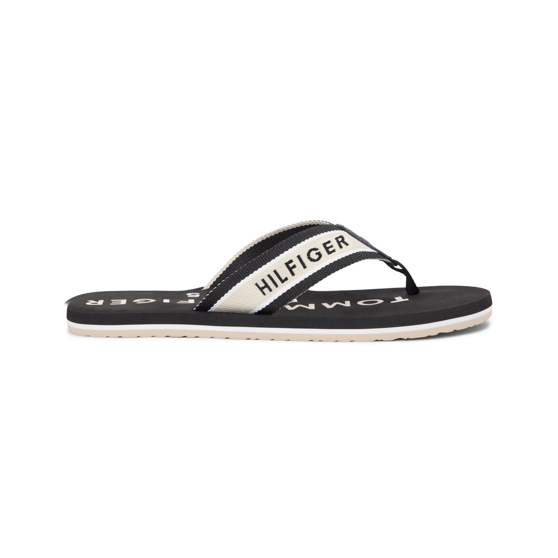 Tommy Hilfiger SPORTY HILFIGER Mens Toe-Post Sandals Black