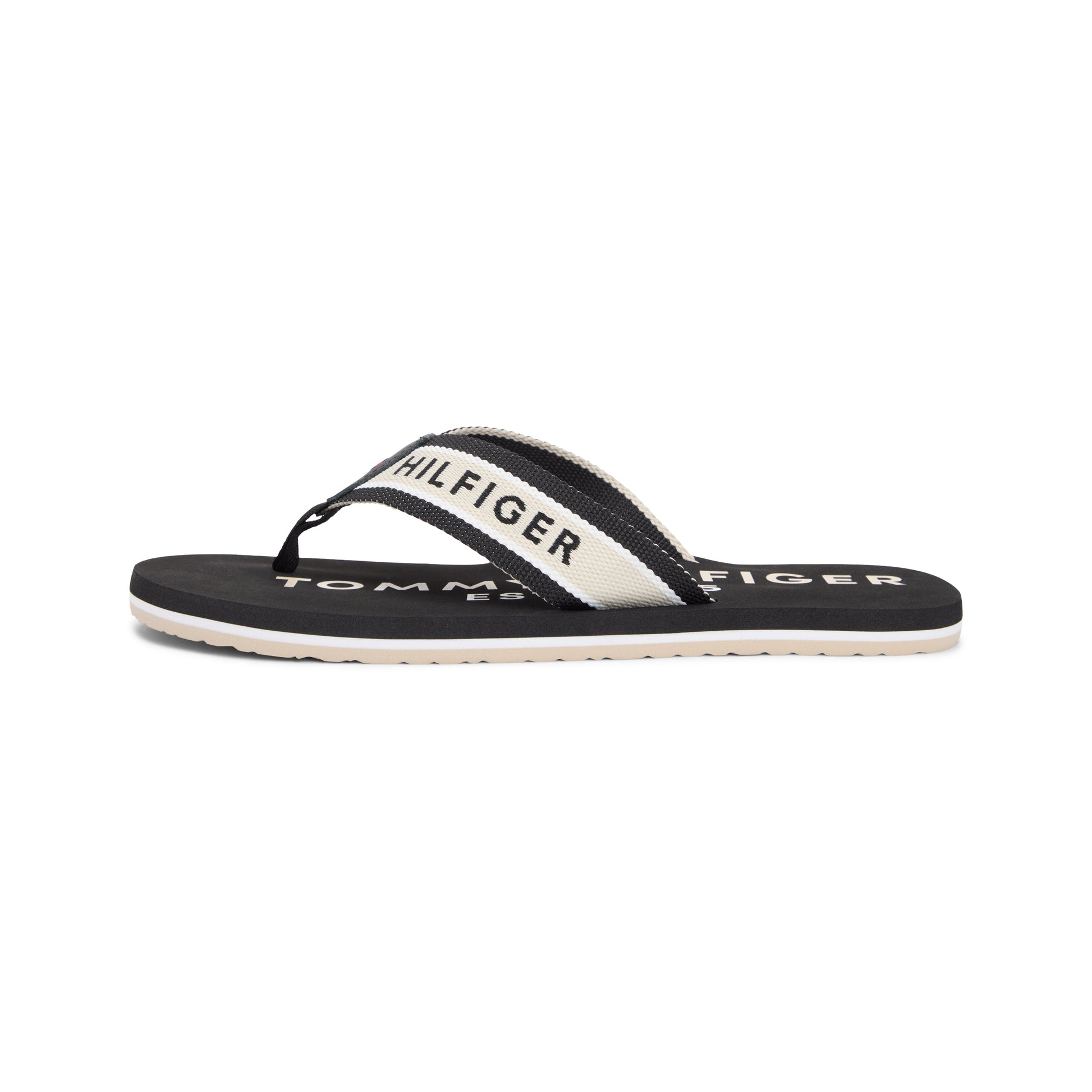 Tommy Hilfiger SPORTY HILFIGER Mens Toe-Post Sandals Black