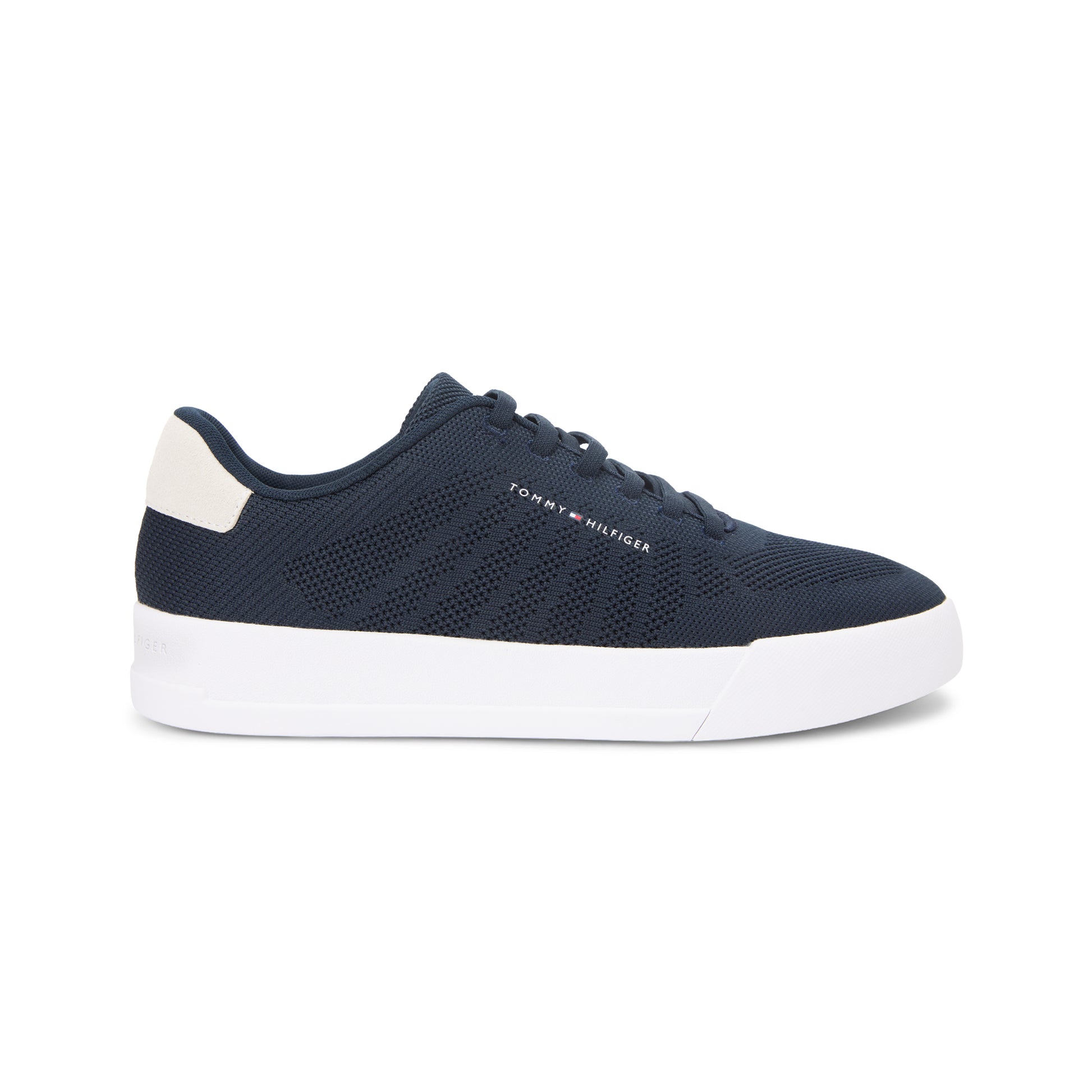 Tommy Hilfiger COURT KNIT Mens Casual Trainers Desert Sky