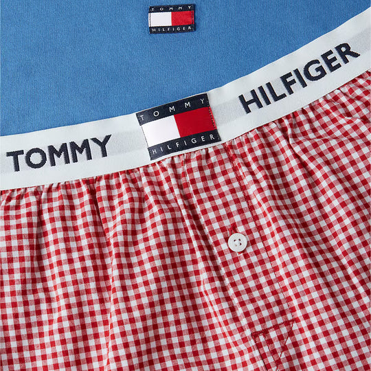 Tommy Hilfiger SS WOVEN SHORT PRINT Mens Pyjama Set Multicoloured