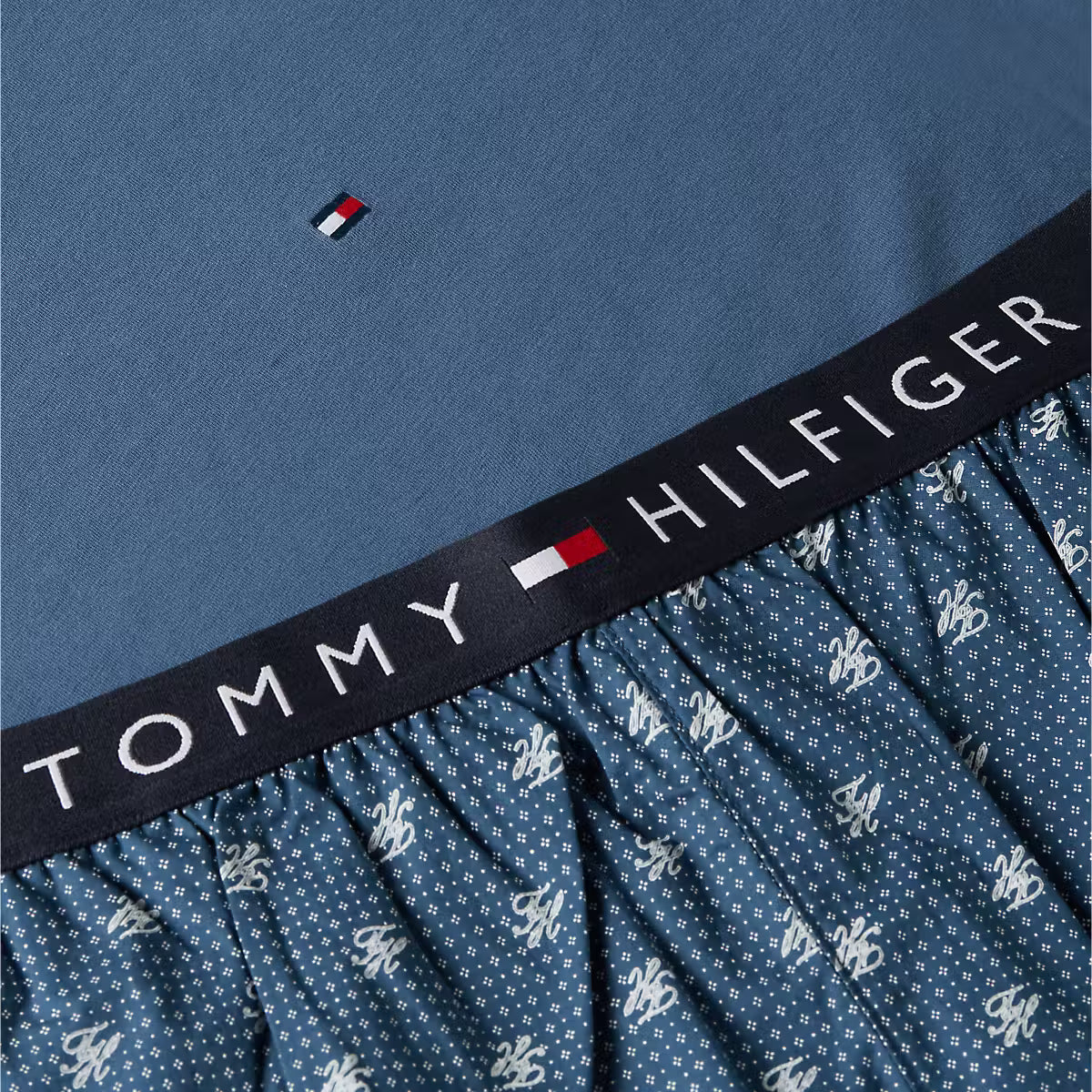 Tommy Hilfiger SS WOVEN SHORT PRINT Mens Pyjama Set Multicoloured