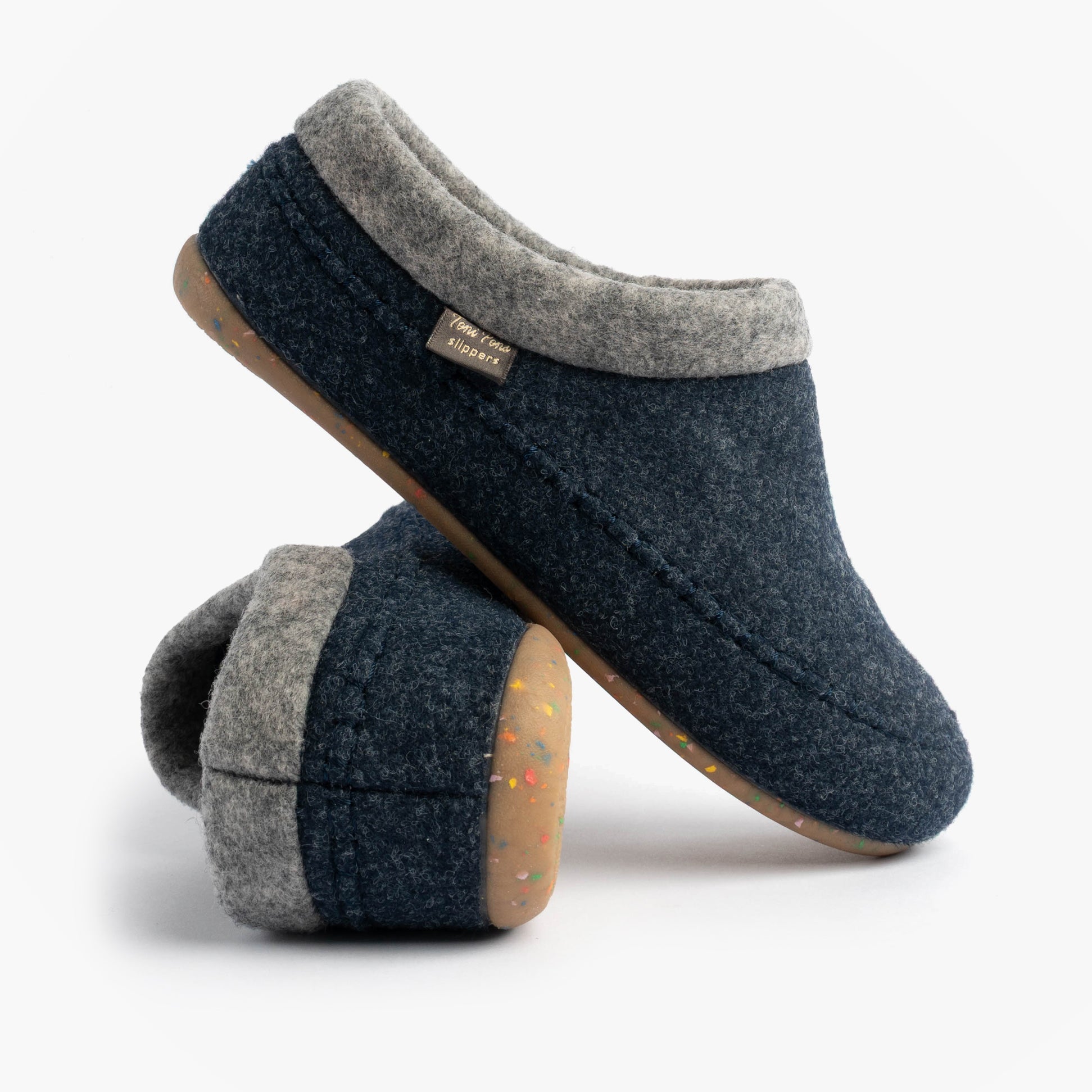 Toni Pons ALBONS Womens Wedge Mule Slippers Blue