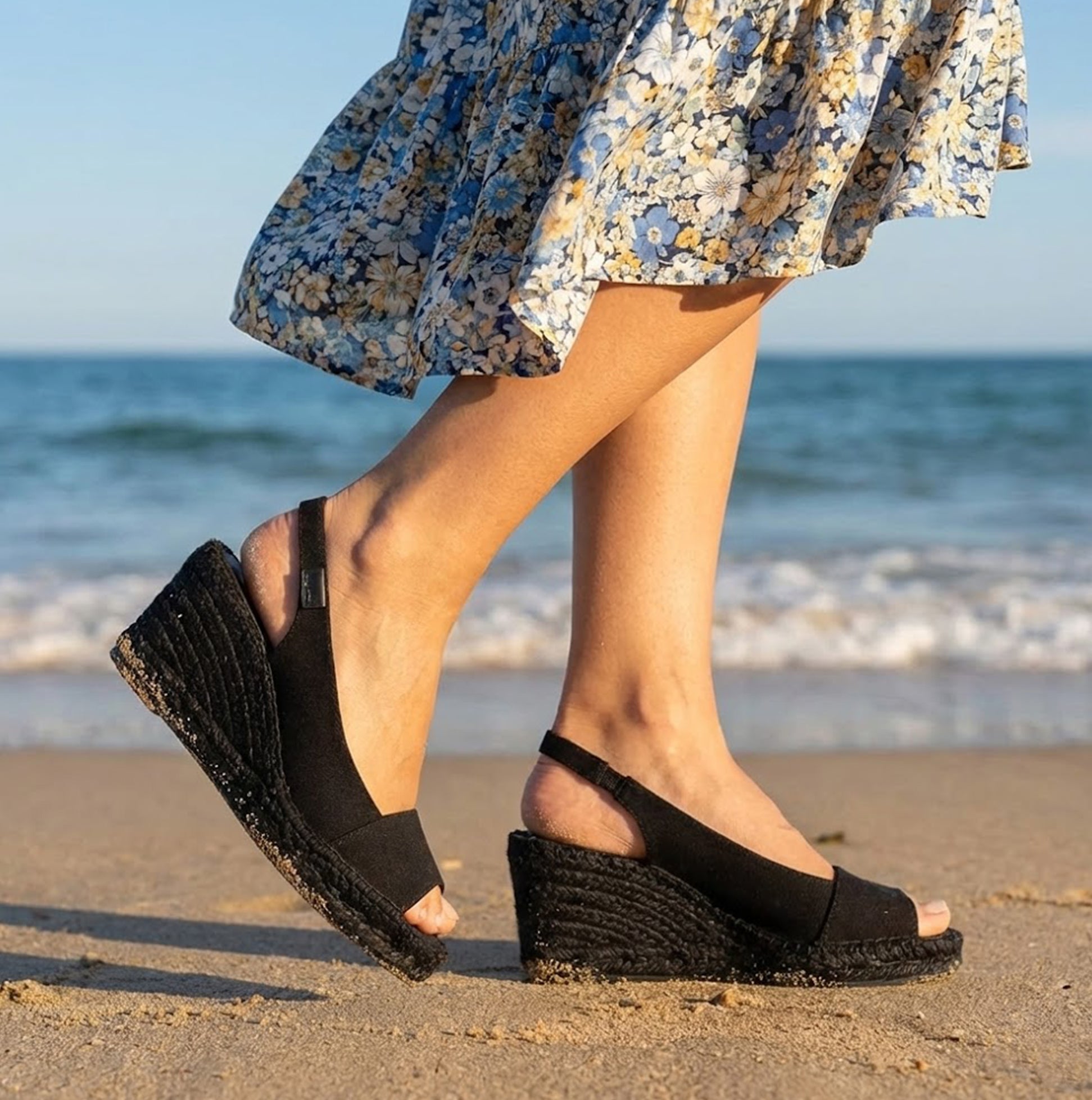 Toni Pons FIORE Womens Sandals Black