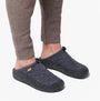 Toni Pons DARLA-SB Womens Slippers Gris side view, comfort slip-on mules in gray sheepskin material.