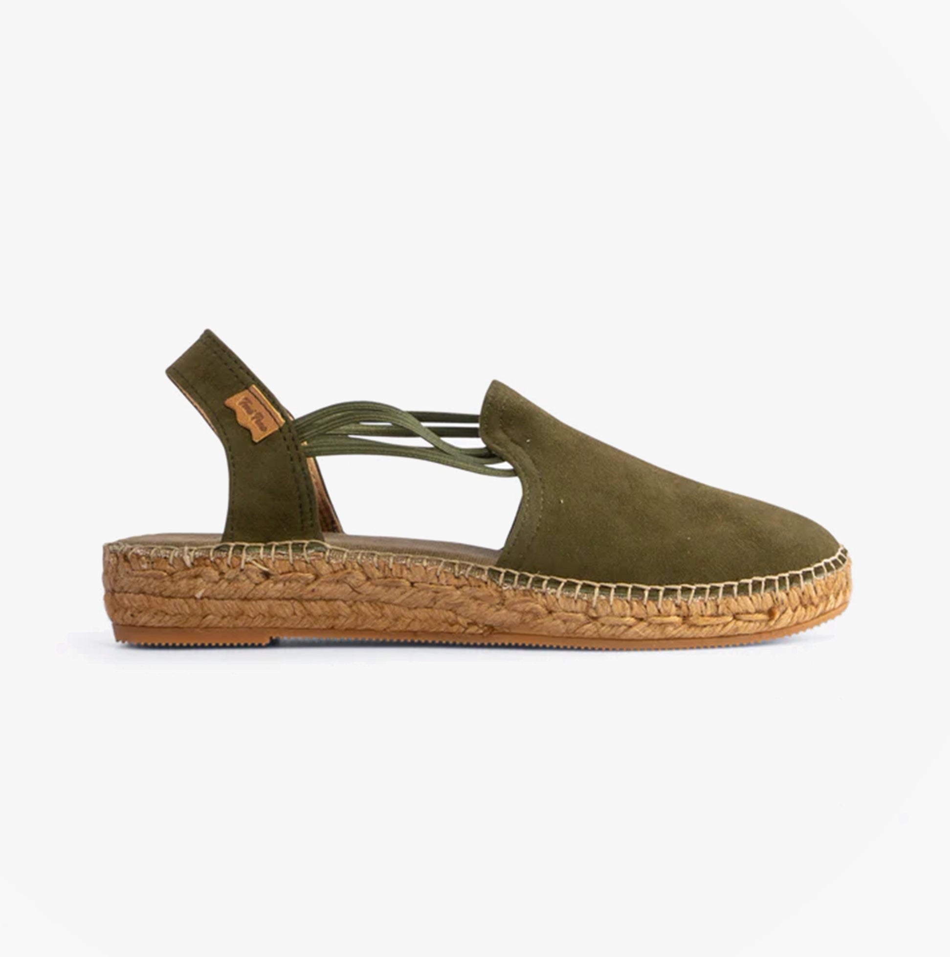Toni Pons NURIA Womens Suede Espadrilles Khaki