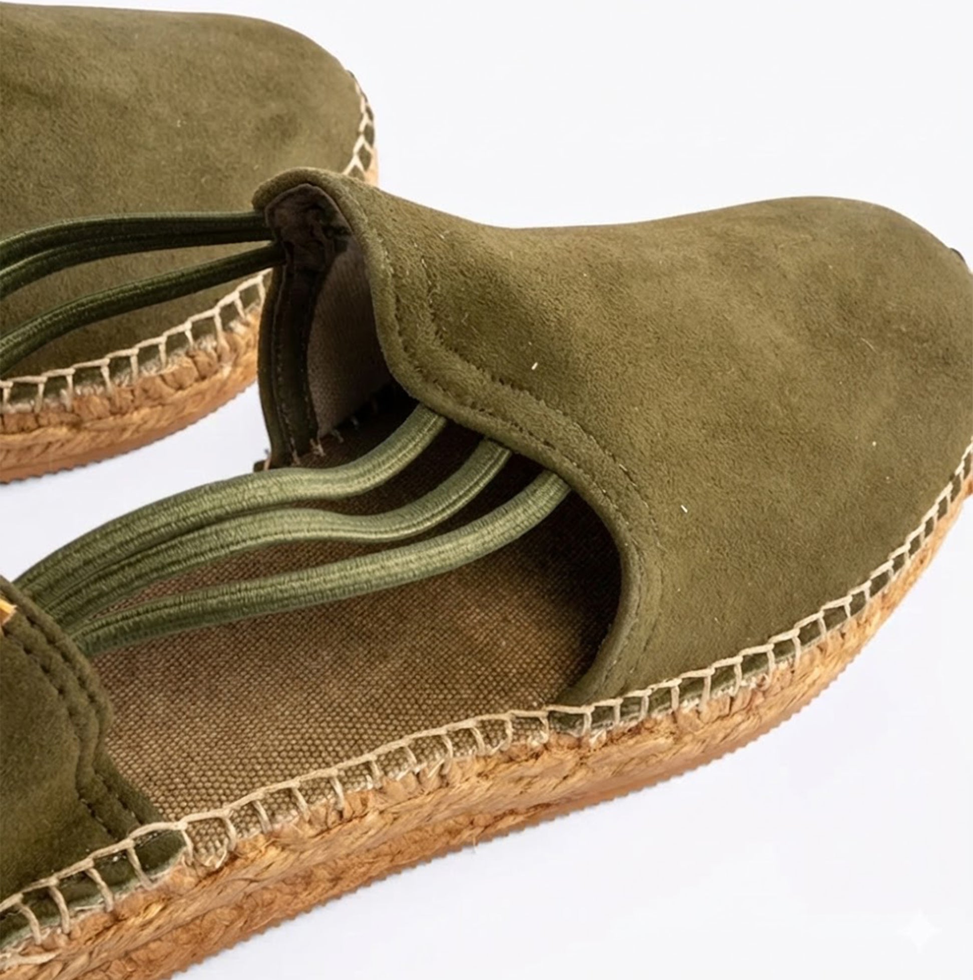 Toni Pons NURIA Womens Suede Espadrilles Khaki