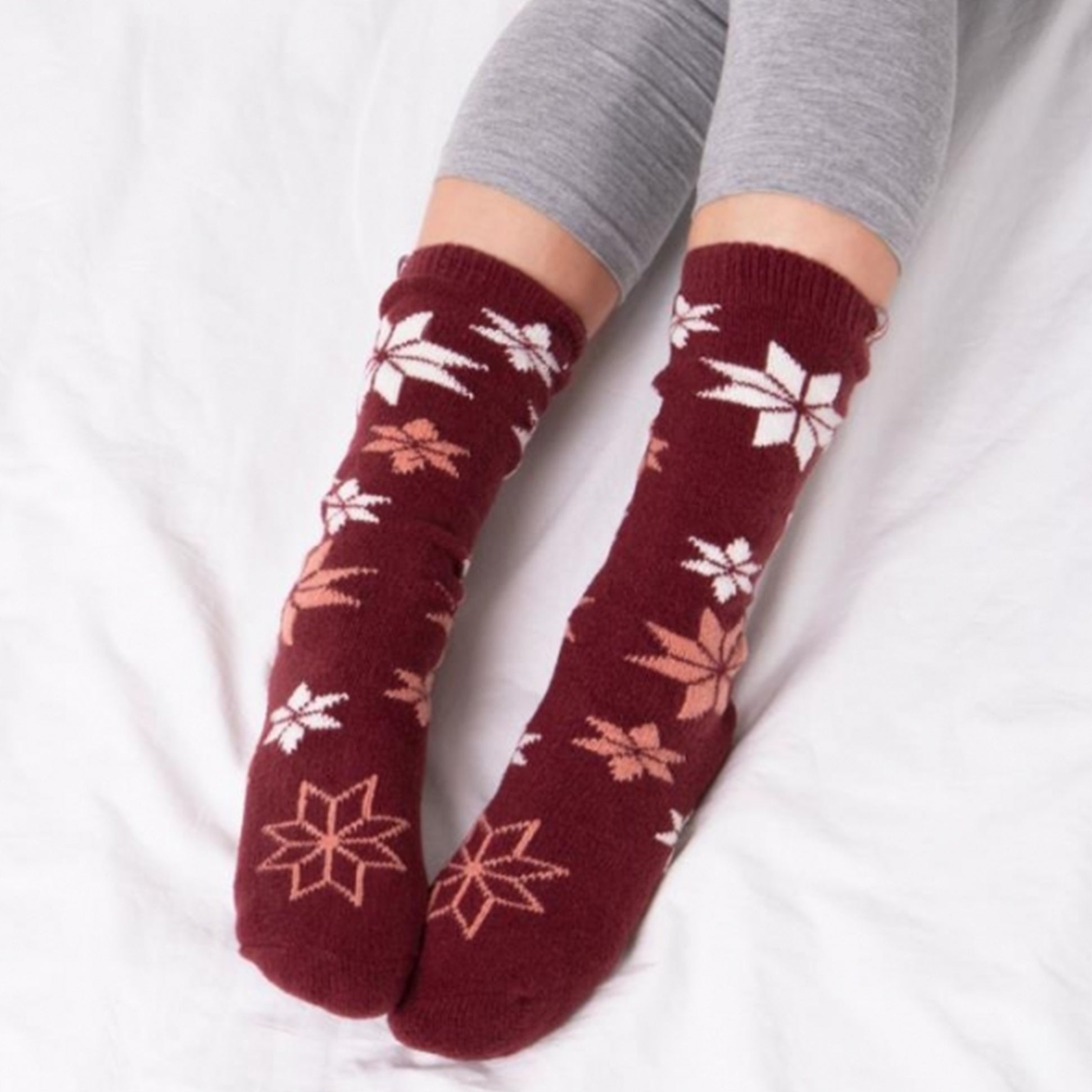 Totes Isotoner KNEE HIGH SUPERSOFT Womens Boot Socks Berry