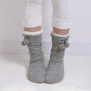 Totes Toasties TEXTURE SLIPPER Socks Womens Socks Grey