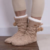 Totes Toasties CHUNKY KNIT Womens Socks Oat