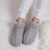 Totes Toasties CHUNKY KNIT Womens Booties Grey